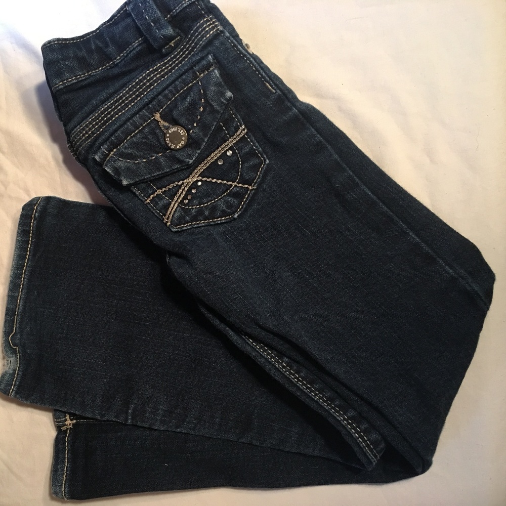 Gap Denim Boot Cut Jeans Slim Adjustable Waistband